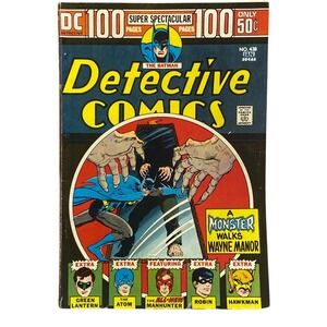 DC Comics #438 Jan 1974 Batman Green Lantern Atom‎ Hawkman Vintage Ephemera